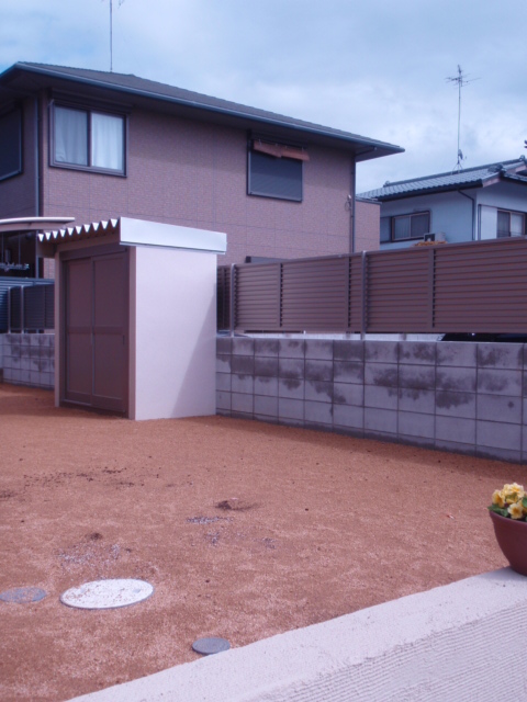 憧れの植木達。河内長野市　O様邸