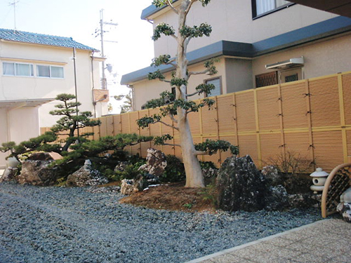 松が主役和風庭園 堺市 I様邸