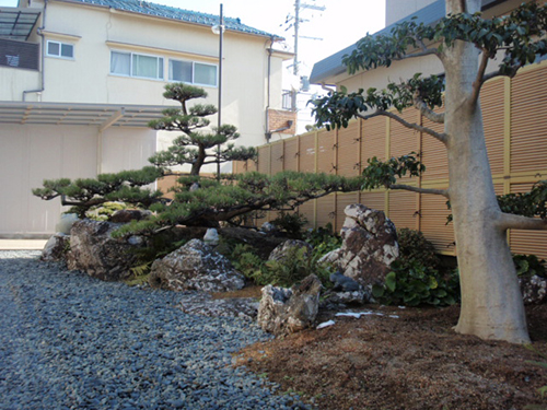 松が主役和風庭園 堺市 I様邸